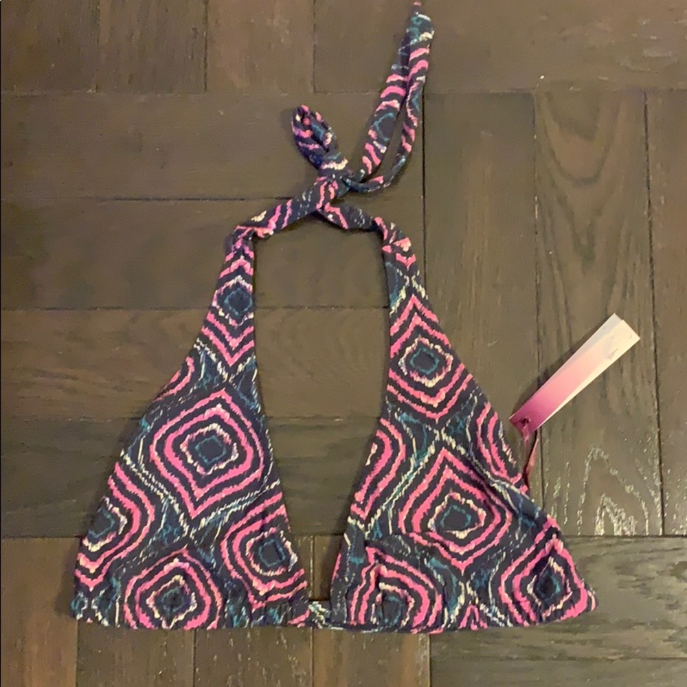 3/$30- NWT Syla by Sylvie Cachay halter bikini top